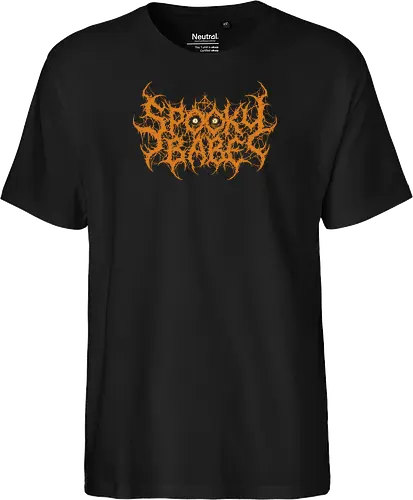 Spooky Babe - dark art, spooky babe, death metal, halloween, goth girl, metalhead, creepypasta, horror aesthetic, dark aesthetic, heavy metal, deathcore, spooky season, gothic, cyber sigilism, edgy typography - Fairtrade T-Shirt