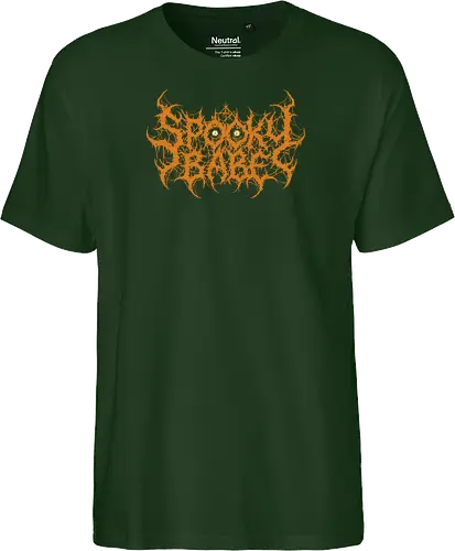 Spooky Babe - dark art, spooky babe, death metal, halloween, goth girl, metalhead, creepypasta, horror aesthetic, dark aesthetic, heavy metal, deathcore, spooky season, gothic, cyber sigilism, edgy typography - Fairtrade T-Shirt