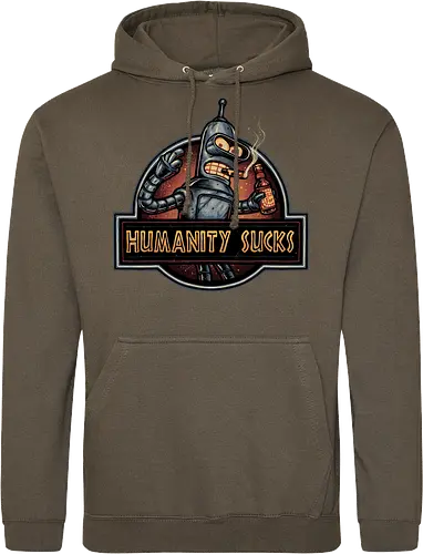 Robot against Humanity - comedy, humor, robot, TV series, animated, animation, sitcom, space, sci-fi - Standard Hoodie