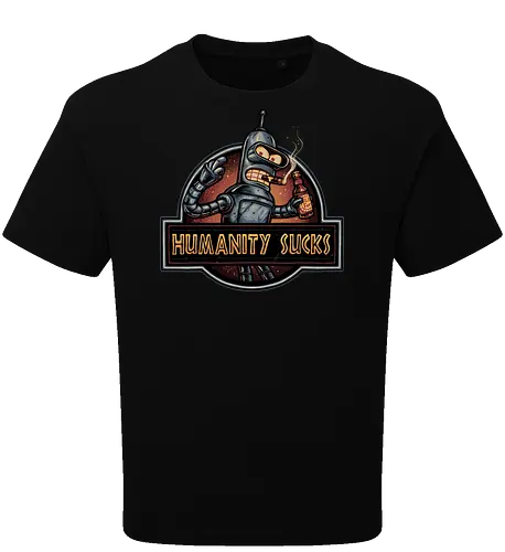 Robot against Humanity - comedy, humor, robot, TV series, animated, animation, sitcom, space, sci-fi - Oversize T-Shirt
