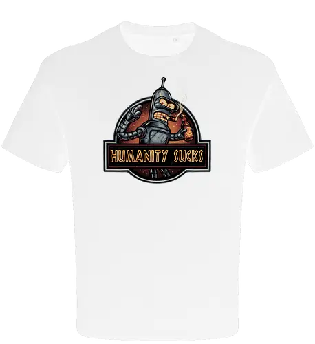 Robot against Humanity - comedy, humor, robot, TV series, animated, animation, sitcom, space, sci-fi - Oversize T-Shirt