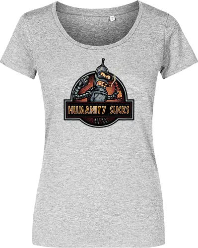 Robot against Humanity - comedy, humor, robot, TV series, animated, animation, sitcom, space, sci-fi - Women T-Shirt