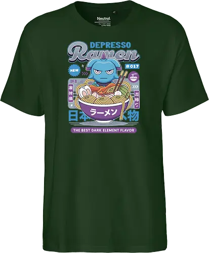 Depresso Ramen Vintage - Pal, pal world, depresso, game, gaming, video game, gamer, survival, crafting, farming, monsters, espresso, ramen, lamball, adventure - Fairtrade T-Shirt