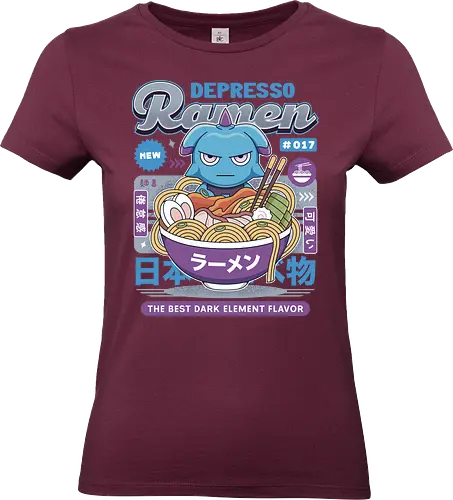 Depresso Ramen Vintage - Pal, pal world, depresso, game, gaming, video game, gamer, survival, crafting, farming, monsters, espresso, ramen, lamball, adventure - Standard T-Shirt (Women)