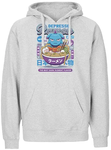 Depresso Ramen Vintage - Pal, pal world, depresso, game, gaming, video game, gamer, survival, crafting, farming, monsters, espresso, ramen, lamball, adventure - Fairtrade Hoodie