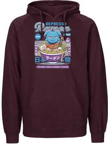 Depresso Ramen Vintage - Pal, pal world, depresso, game, gaming, video game, gamer, survival, crafting, farming, monsters, espresso, ramen, lamball, adventure - Fairtrade Hoodie