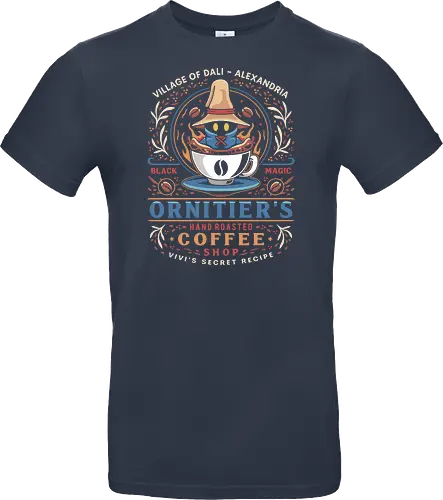 Ornitier Coffee Vintage - ff14, Cloud, Villain, video game, fat chocobo, vivi ornitier, black mage, quina quen, Cactus, Kupo, Kweh, ff9, final 9, fantasy - Standard T-Shirt