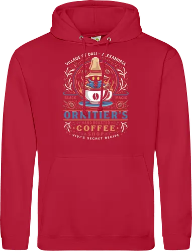 Ornitier Coffee Vintage - ff14, Cloud, Villain, video game, fat chocobo, vivi ornitier, black mage, quina quen, Cactus, Kupo, Kweh, ff9, final 9, fantasy - Standard Hoodie