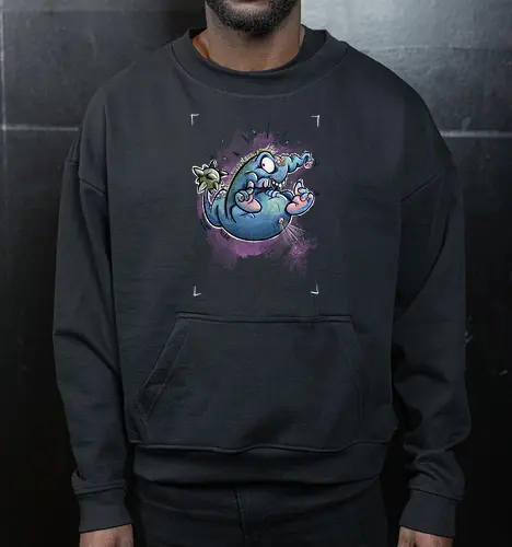Konfetti - Monster, Monsta, Konfetti, Elefant, Elephant - Cropped Sweatshirt