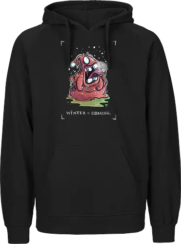 Winter is coming. - Monster, Monsta, Throne, Winter, Schnee, Schneeflocke, Weihnachten, Xmas - Fairtrade Hoodie