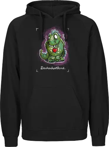Drachenhortkind - Drache, Drachen, Monsta, Hortkind, Drachenhort - Fairtrade Hoodie