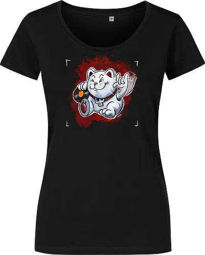 Heavy-Metal-Winkekatze - Katze, Heavy Metal, Metal, Winkekatze - Women T-Shirt