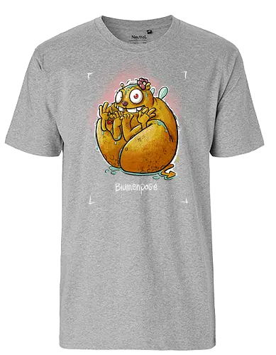 Yoga - Blumenpose - Monsta, Monster, Yoga - Fairtrade T-Shirt