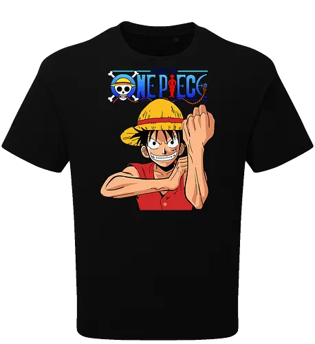 Gummipirat - Greift mit voller Kraft an - anime, manga, pirat, gomu gomu, shonen, strohhut, abenteuer, fantasy, piratenkönig, gear 2, klassischer anime, anime fan art, geek kultur - Oversize T-Shirt