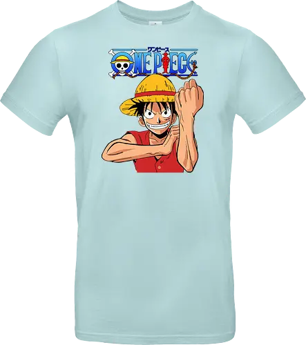 Gummipirat - Greift mit voller Kraft an - anime, manga, pirat, gomu gomu, shonen, strohhut, abenteuer, fantasy, piratenkönig, gear 2, klassischer anime, anime fan art, geek kultur - Standard T-Shirt