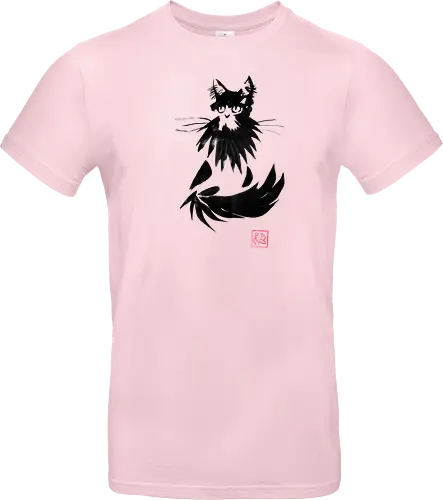 beardy cat - cat, sumie, japan - Standard T-Shirt
