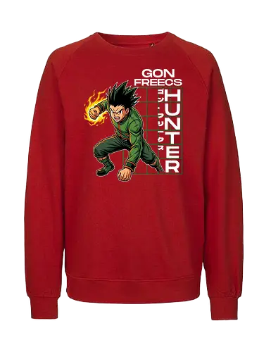 Gon Freecs - Hunter X Hunter - hxh, gon, hunter x hunter, anime gift, jjk, Pirate, gon freecs - Fairtrade Sweatshirt