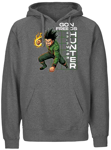 Gon Freecs - Hunter X Hunter - hxh, gon, hunter x hunter, anime gift, jjk, Pirate, gon freecs - Fairtrade Hoodie