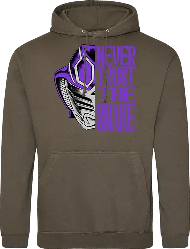 trust is dead  - snake, ouja, kamenrider, superhero, japanese, tokusatsu, purplerider, violetrider, Symbiote, cobra - Standard Hoodie