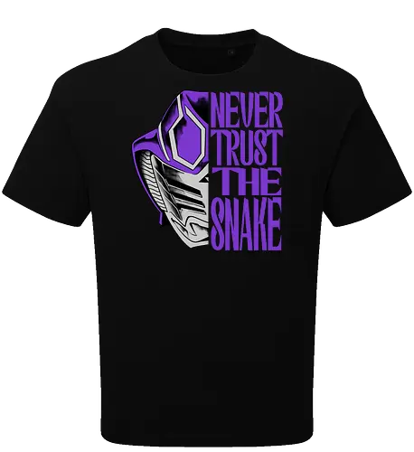 trust is dead  - snake, ouja, kamenrider, superhero, japanese, tokusatsu, purplerider, violetrider, Symbiote, cobra - Oversize T-Shirt