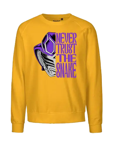 trust is dead  - snake, ouja, kamenrider, superhero, japanese, tokusatsu, purplerider, violetrider, Symbiote, cobra - Fairtrade Sweatshirt