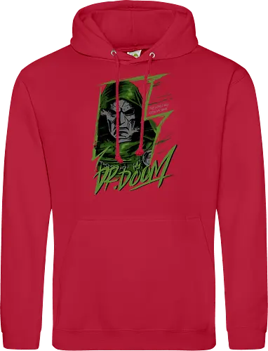 masked rebellion  - drdoom, dark monarch, green cloak, villain aesthetic, villlain, antihero, von doom, Superhero, doomsday - Standard Hoodie
