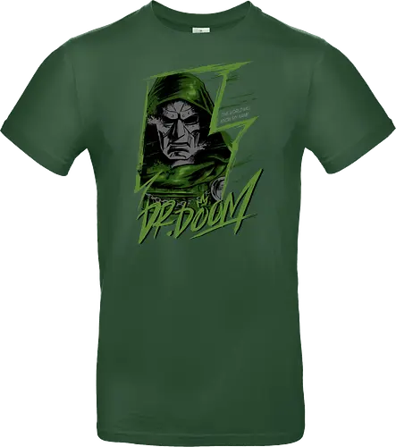 masked rebellion  - drdoom, dark monarch, green cloak, villain aesthetic, villlain, antihero, von doom, Superhero, doomsday - Standard T-Shirt