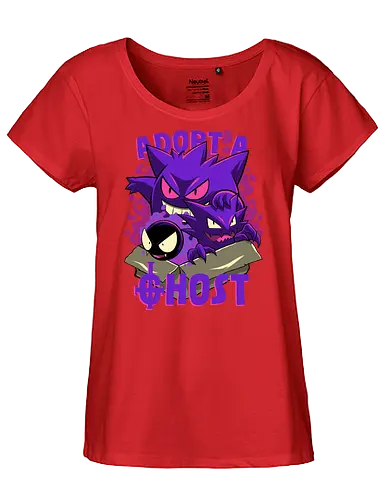 Adopt A Ghost - Ghost, Haunter, Ghastly - Fairtrade Girl Shirt