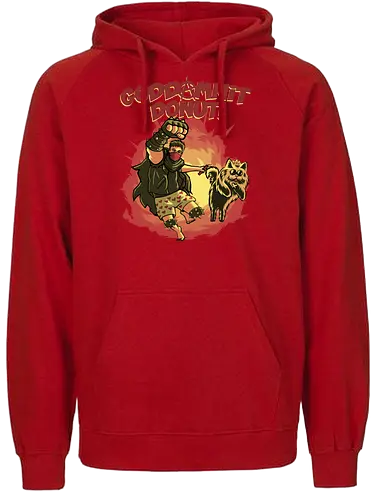 Goddamnit Donut - Carl, Princess Donut, DCC - Fairtrade Hoodie