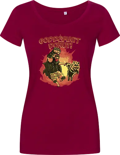 Goddamnit Donut - Carl, Princess Donut, DCC - Women T-Shirt