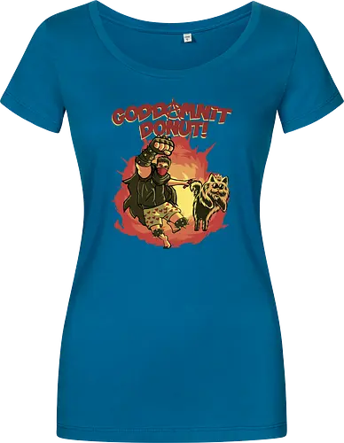 Goddamnit Donut - Carl, Princess Donut, DCC - Women T-Shirt