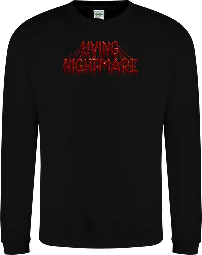 Living Nightmare - horror, blood, nightmare, creepy, gore, spooky, halloween, zombie, dark fantasy, death metal, scary, gothic, haunted, macabre, slasher - Sweatshirt
