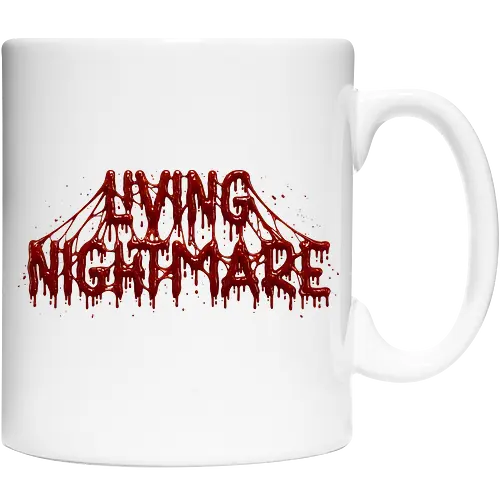 Living Nightmare - horror, blood, nightmare, creepy, gore, spooky, halloween, zombie, dark fantasy, death metal, scary, gothic, haunted, macabre, slasher - Cup