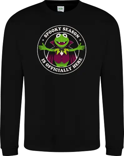 Spooky Season - aesthetic, halloween, spooky, scary, creepy, horror, vampire, monster, gothic, dark, macabre, occult, Paranormal, witch, ghost, fangs, night, autumn, fall, retro, vintage, cute, kawaii, funny, cartoon, fantasy, magic, haunted, boo, creature, illustration - Sweatshirt