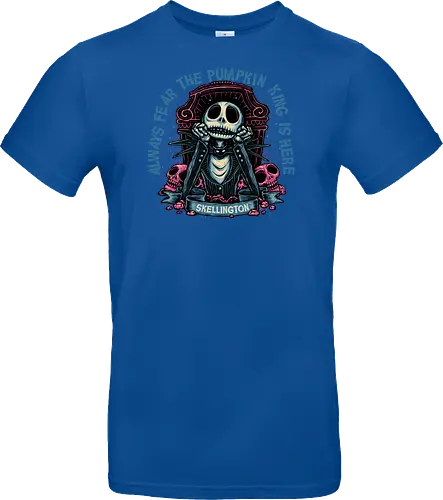 The pumpkin king is here - Movie, animated, animation, horror, Halloween, pumpkin, skeleton, character, fantasy - Standard T-Shirt