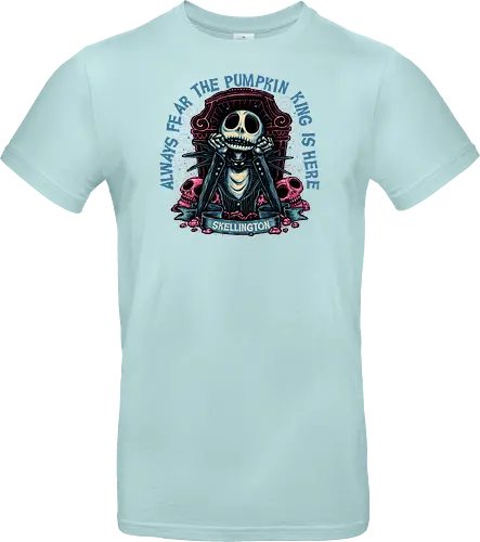 The pumpkin king is here - Movie, animated, animation, horror, Halloween, pumpkin, skeleton, character, fantasy - Standard T-Shirt