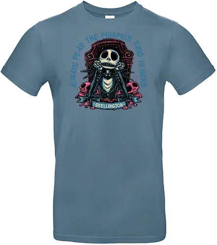 The pumpkin king is here - Movie, animated, animation, horror, Halloween, pumpkin, skeleton, character, fantasy - Standard T-Shirt