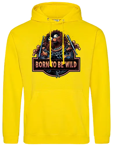 Born to be Wild - Musical, characters, comedy, puppet, TV show, wild - Standard Hoodie