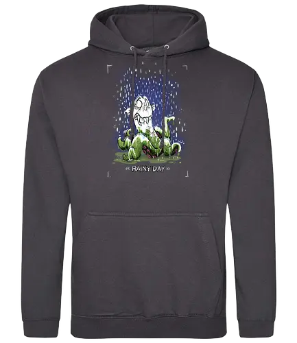 Rainy Day - Krake, Oktopus, Regen, Herbst, Monsta, Monster - Standard Hoodie