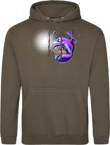 Monsta der Tiefe (Tiefseeangler) - Standard Hoodie