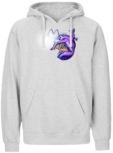 Monsta der Tiefe (Tiefseeangler) - Fairtrade Hoodie