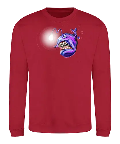 Monsta der Tiefe (Tiefseeangler) - Sweatshirt