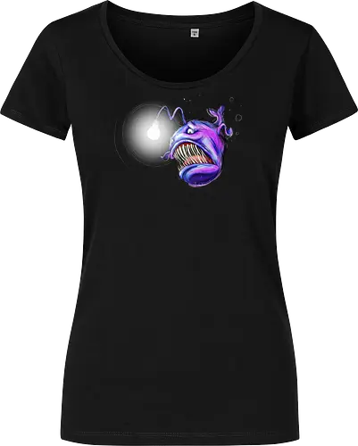 Monsta der Tiefe (Tiefseeangler) - Women T-Shirt