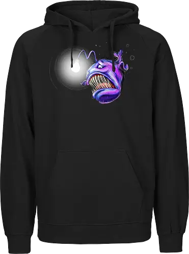 Monsta der Tiefe (Tiefseeangler) - Fairtrade Hoodie