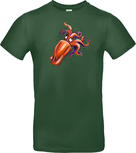 Calamaro unfrittiert - Monsta, Monster, Calamari, Meer, Fisch, Tintenfisch - Standard T-Shirt