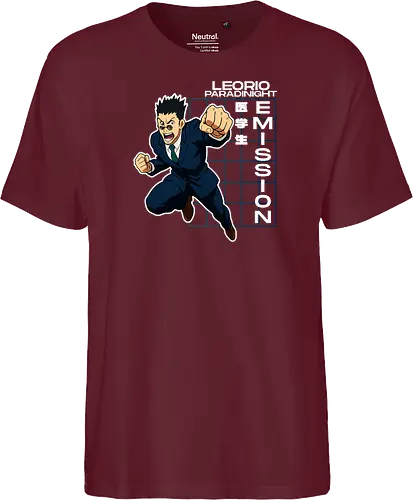 Leorio Paradinight - Hunter X Hunter - hxh, leorio, hunter x hunter, anime gift, jjk, jujutsu, anime, leorio paradinight - Fairtrade T-Shirt