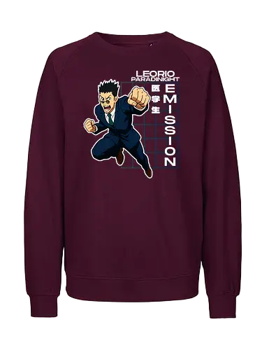 Leorio Paradinight - Hunter X Hunter - hxh, leorio, hunter x hunter, anime gift, jjk, jujutsu, anime, leorio paradinight - Fairtrade Sweatshirt