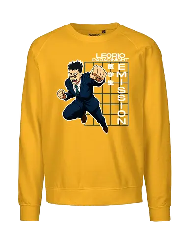 Leorio Paradinight - Hunter X Hunter - hxh, leorio, hunter x hunter, anime gift, jjk, jujutsu, anime, leorio paradinight - Fairtrade Sweatshirt