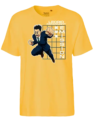 Leorio Paradinight - Hunter X Hunter - hxh, leorio, hunter x hunter, anime gift, jjk, jujutsu, anime, leorio paradinight - Fairtrade T-Shirt