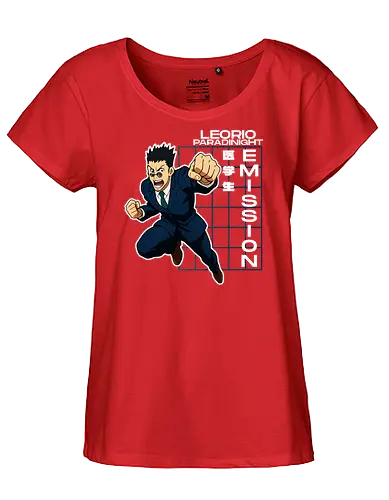 Leorio Paradinight - Hunter X Hunter - hxh, leorio, hunter x hunter, anime gift, jjk, jujutsu, anime, leorio paradinight - Fairtrade Girl Shirt